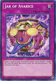 Jar of Avarice [MP16-EN033] Secret Rare | Galactic Gamez