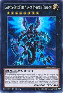 Galaxy-Eyes Full Armor Photon Dragon [MP16-EN044] Super Rare | Galactic Gamez