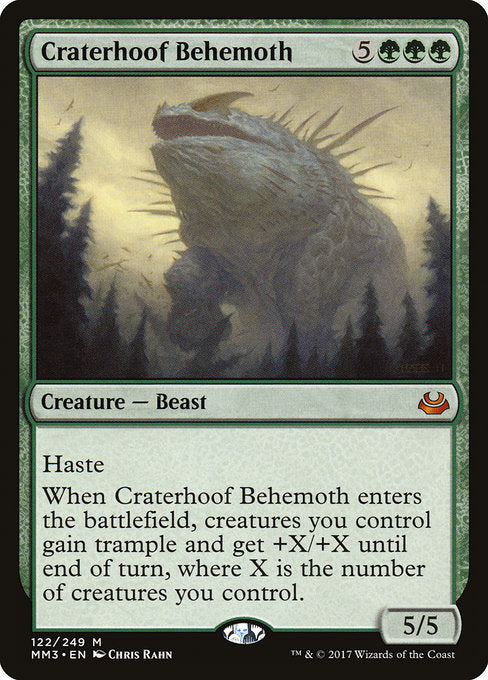 Craterhoof Behemoth [Modern Masters 2017] | Galactic Gamez