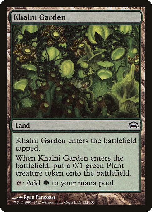 Khalni Garden [Planechase 2012] | Galactic Gamez