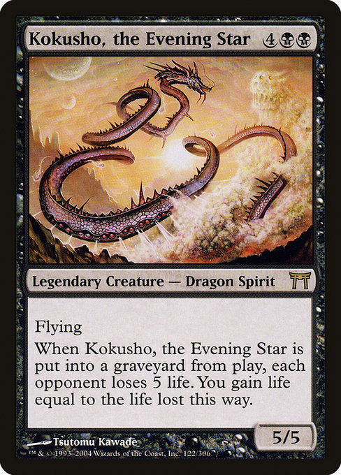 Kokusho, the Evening Star [Champions of Kamigawa] | Galactic Gamez