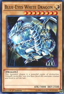 Blue-Eyes White Dragon [SDKS-EN009] Common | Galactic Gamez