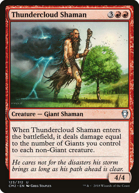 Thundercloud Shaman [Commander Anthology Volume II] | Galactic Gamez