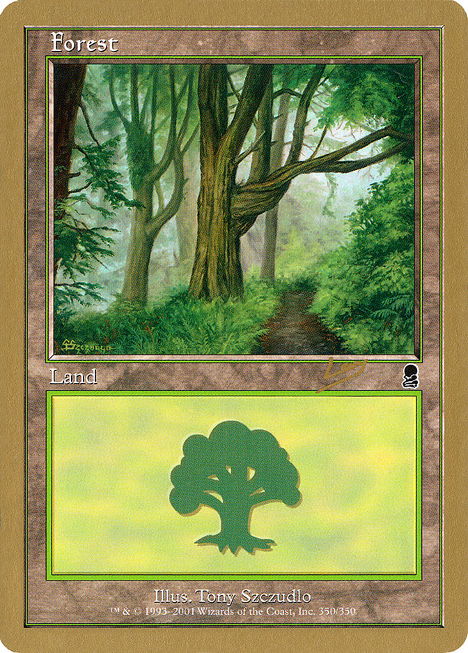 Forest (rl350) (Raphael Levy) [World Championship Decks 2002] | Galactic Gamez