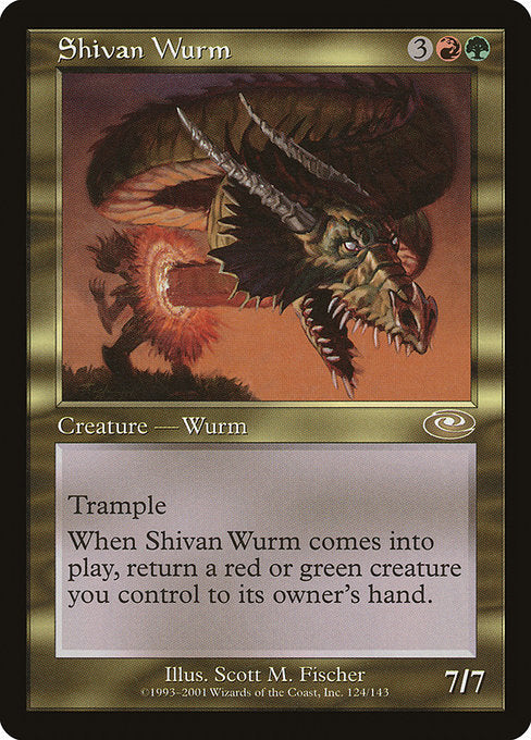 Shivan Wurm [Planeshift] | Galactic Gamez