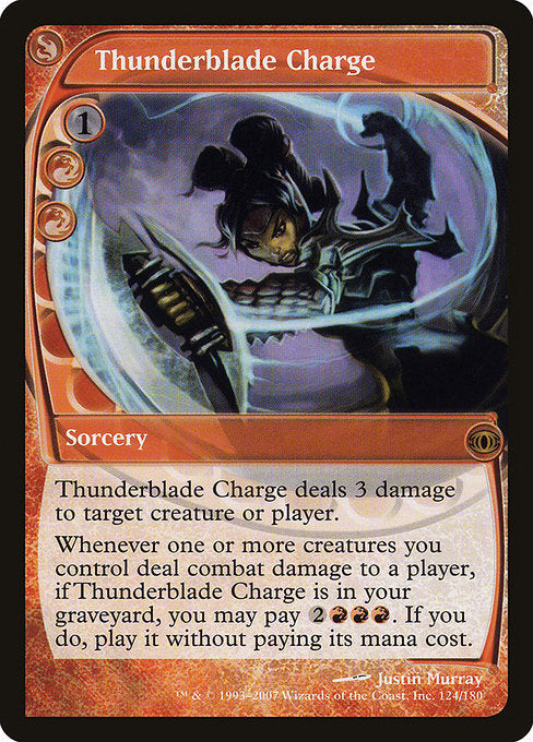 Thunderblade Charge [Future Sight] | Galactic Gamez