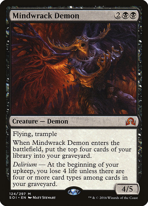 Mindwrack Demon [Shadows over Innistrad] | Galactic Gamez