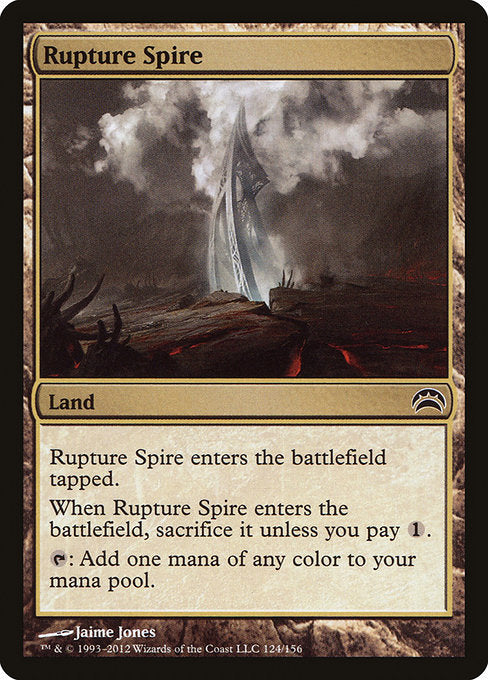 Rupture Spire [Planechase 2012] | Galactic Gamez