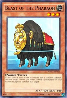 Beast of the Pharaoh [OP03-EN022] Common | Galactic Gamez