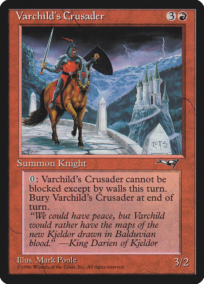 Varchild's Crusader (Brown Horse) [Alliances] | Galactic Gamez