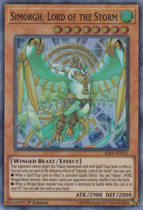 Simorgh, Lord of the Storm [RIRA-EN021] Super Rare | Galactic Gamez