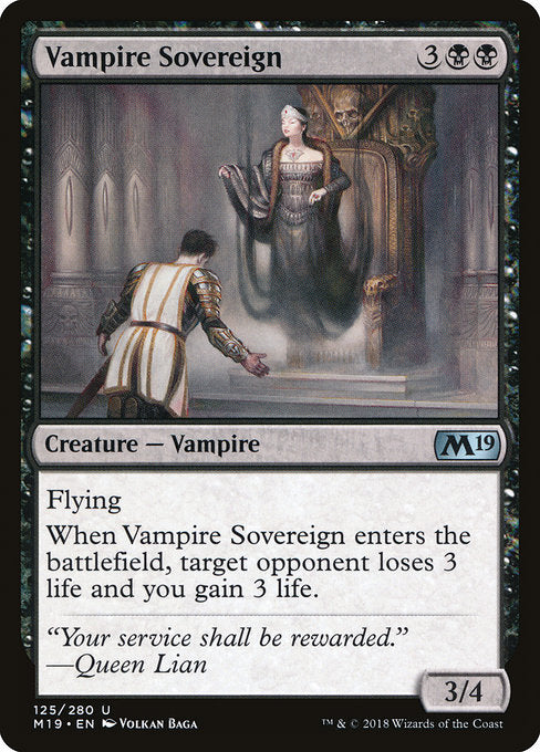 Vampire Sovereign [Core Set 2019] | Galactic Gamez