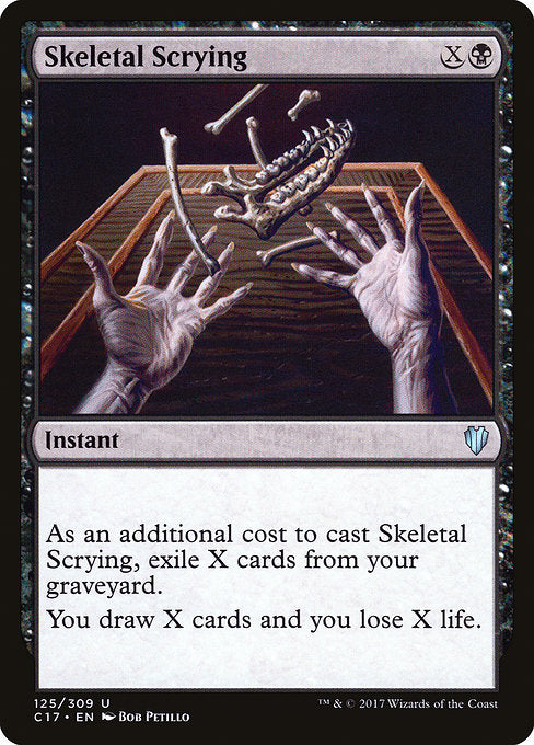 Skeletal Scrying [Commander 2017] | Galactic Gamez