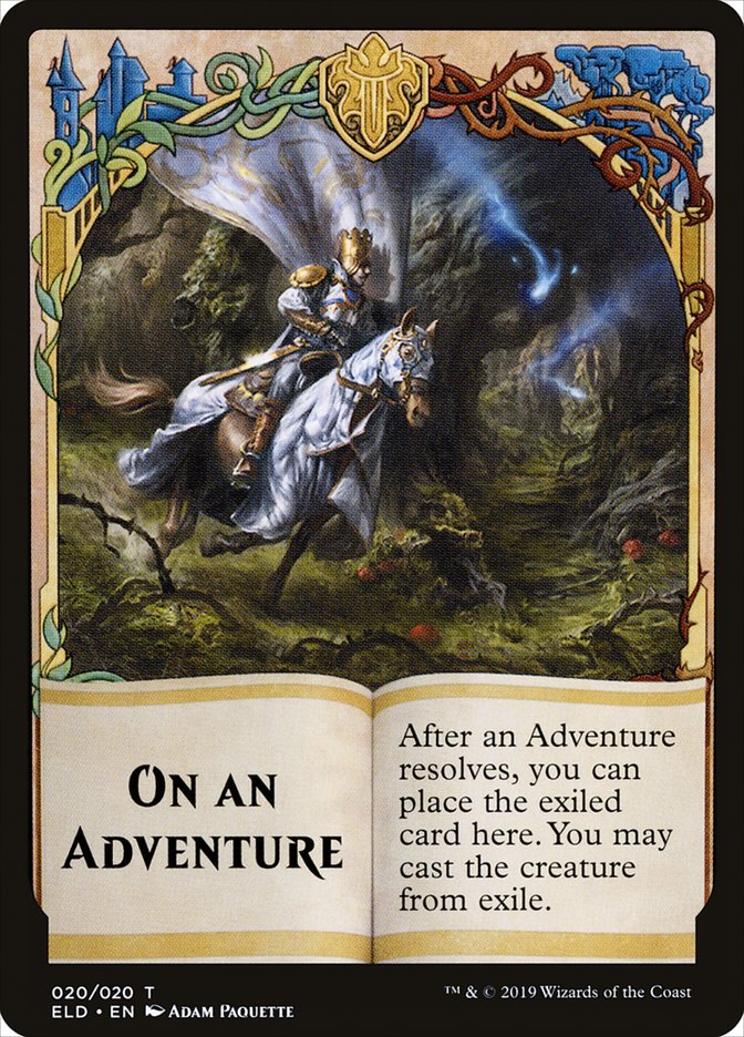 On an Adventure [Throne of Eldraine Tokens] | Galactic Gamez