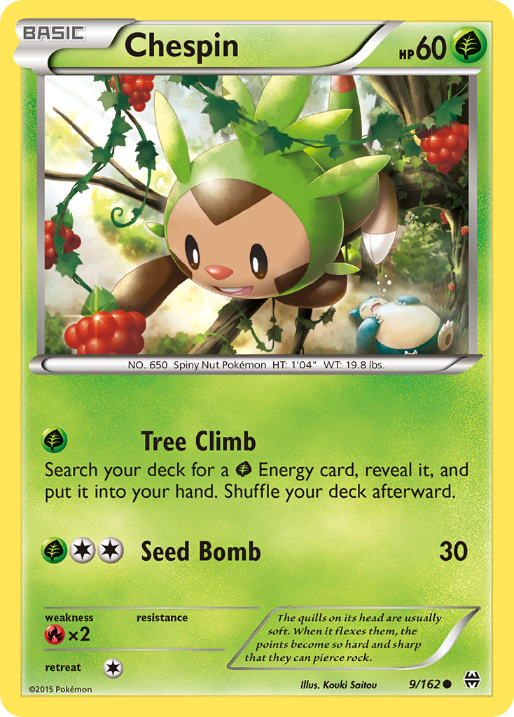 Chespin (9/162) [XY: BREAKthrough] | Galactic Gamez