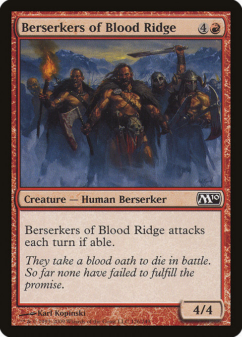 Berserkers of Blood Ridge [Magic 2010] | Galactic Gamez