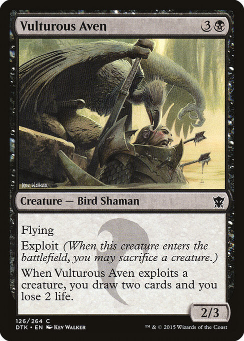 Vulturous Aven [Dragons of Tarkir] | Galactic Gamez