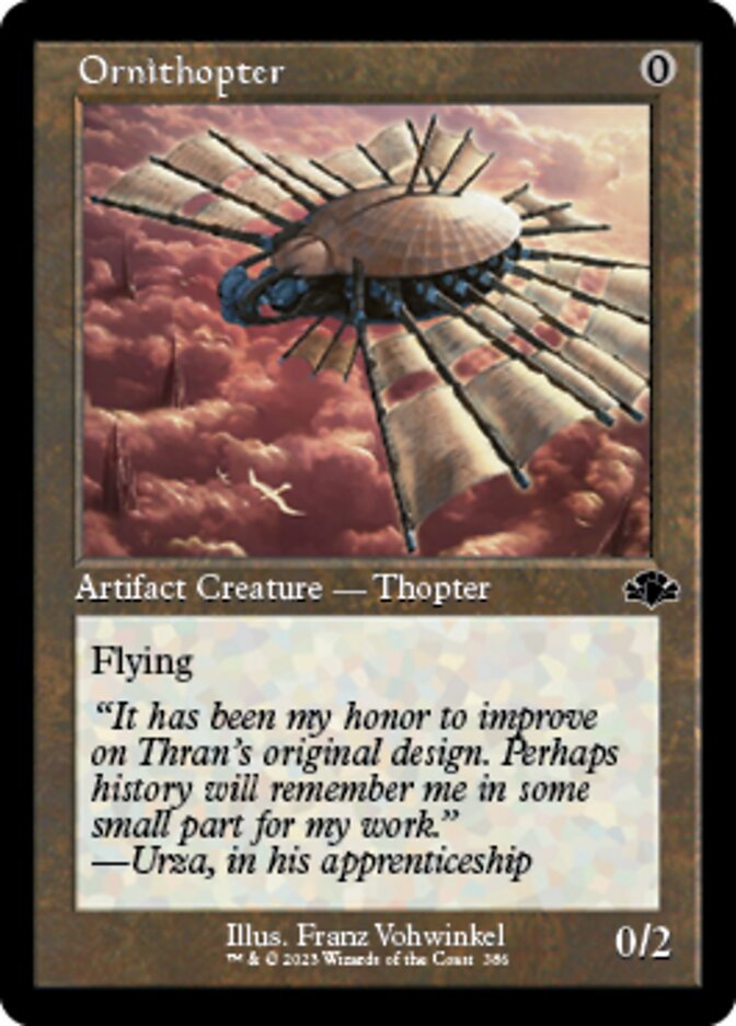 Ornithopter (Retro) [Dominaria Remastered] | Galactic Gamez