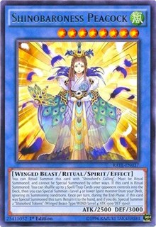 Shinobaroness Peacock [RATE-EN037] Rare | Galactic Gamez