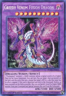 Greedy Venom Fusion Dragon [FUEN-EN010] Secret Rare | Galactic Gamez