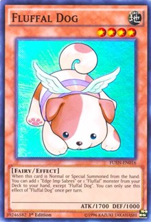 Fluffal Dog [FUEN-EN016] Super Rare | Galactic Gamez