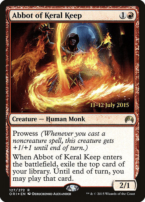 Abbot of Keral Keep [Magic Origins Promos] | Galactic Gamez