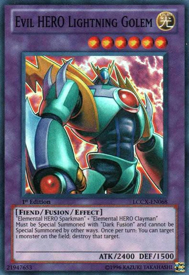 Evil HERO Lightning Golem [LCGX-EN068] Super Rare | Galactic Gamez