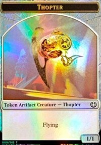 Thopter // Servo Double-sided Token [League Promos] | Galactic Gamez