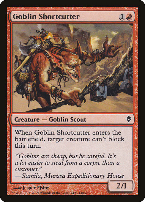 Goblin Shortcutter [Zendikar] | Galactic Gamez