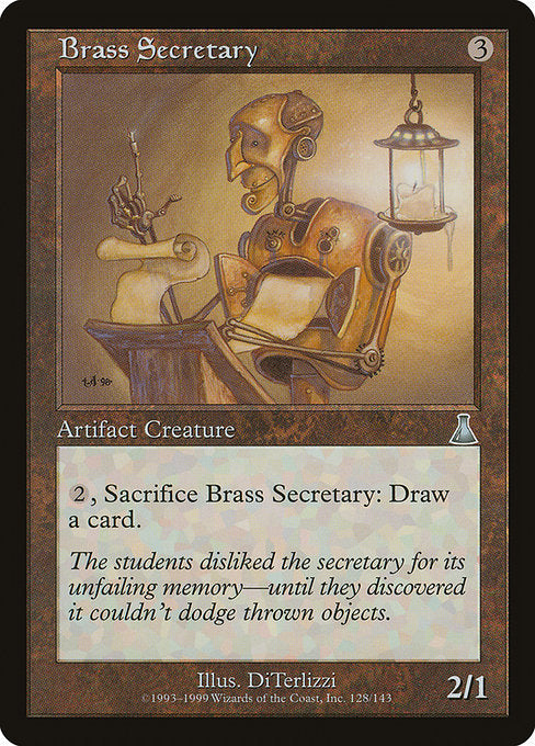 Brass Secretary [Urza's Destiny] | Galactic Gamez