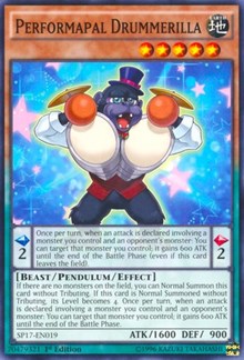 Performapal Drummerilla (Starfoil) [SP17-EN019] Starfoil Rare | Galactic Gamez