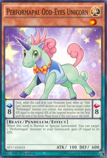 Performapal Odd-Eyes Unicorn (Starfoil) [SP17-EN033] Starfoil Rare | Galactic Gamez