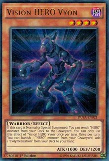 Vision HERO Vyon [DUSA-EN021] Ultra Rare | Galactic Gamez