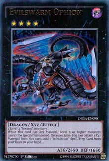 Evilswarm Ophion [DUSA-EN090] Ultra Rare | Galactic Gamez