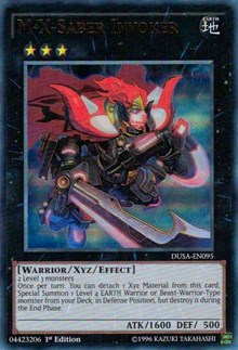 M-X-Saber Invoker [DUSA-EN095] Ultra Rare | Galactic Gamez