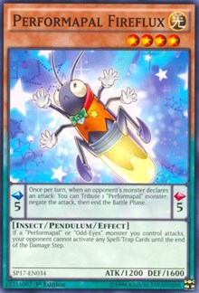 Performapal Fireflux (Starfoil) [SP17-EN034] Starfoil Rare | Galactic Gamez