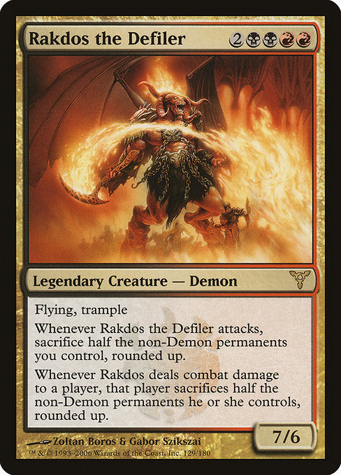 Rakdos the Defiler [Dissension] | Galactic Gamez