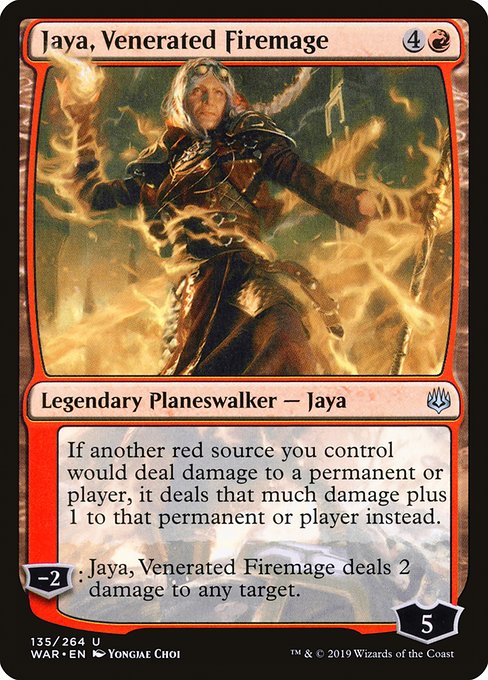 Jaya, Venerated Firemage [War of the Spark] | Galactic Gamez