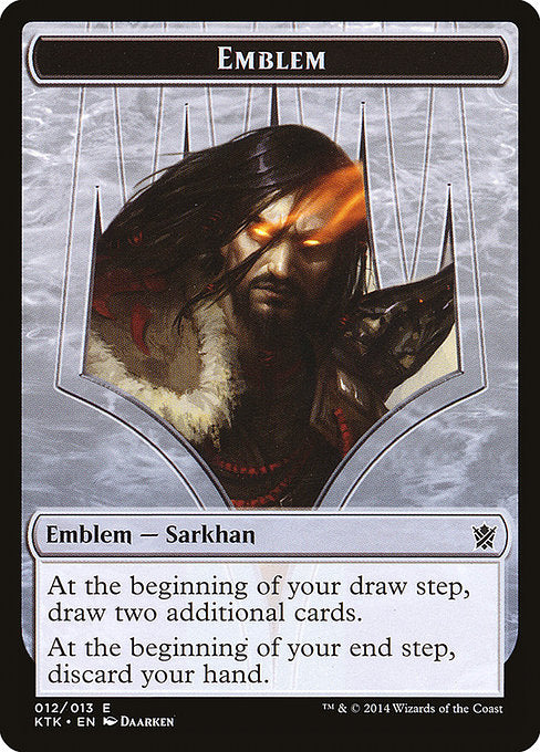 Sarkhan, the Dragonspeaker Emblem [Khans of Tarkir Tokens] | Galactic Gamez