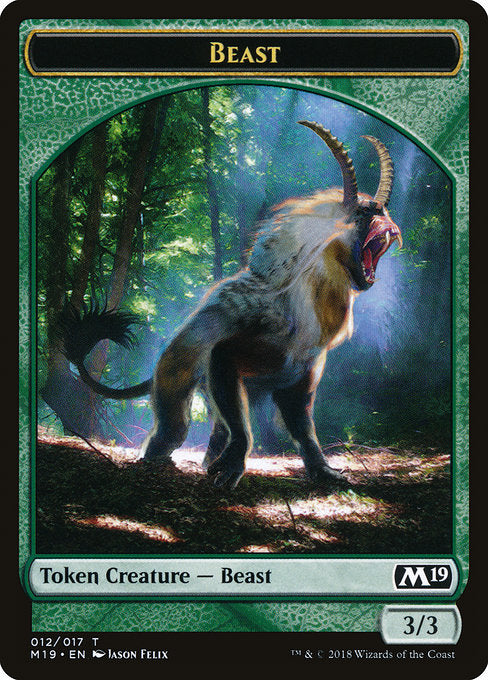 Beast [Core Set 2019 Tokens] | Galactic Gamez