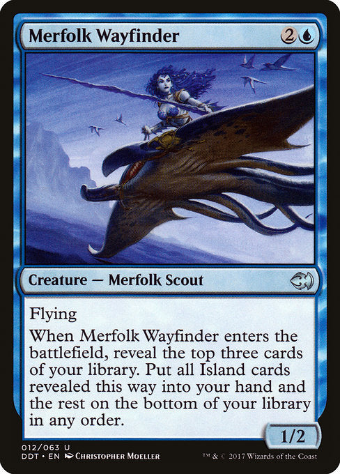 Merfolk Wayfinder [Duel Decks: Merfolk vs. Goblins] | Galactic Gamez