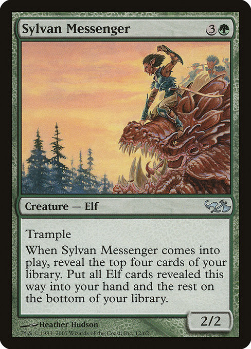 Sylvan Messenger [Duel Decks: Elves vs. Goblins] | Galactic Gamez