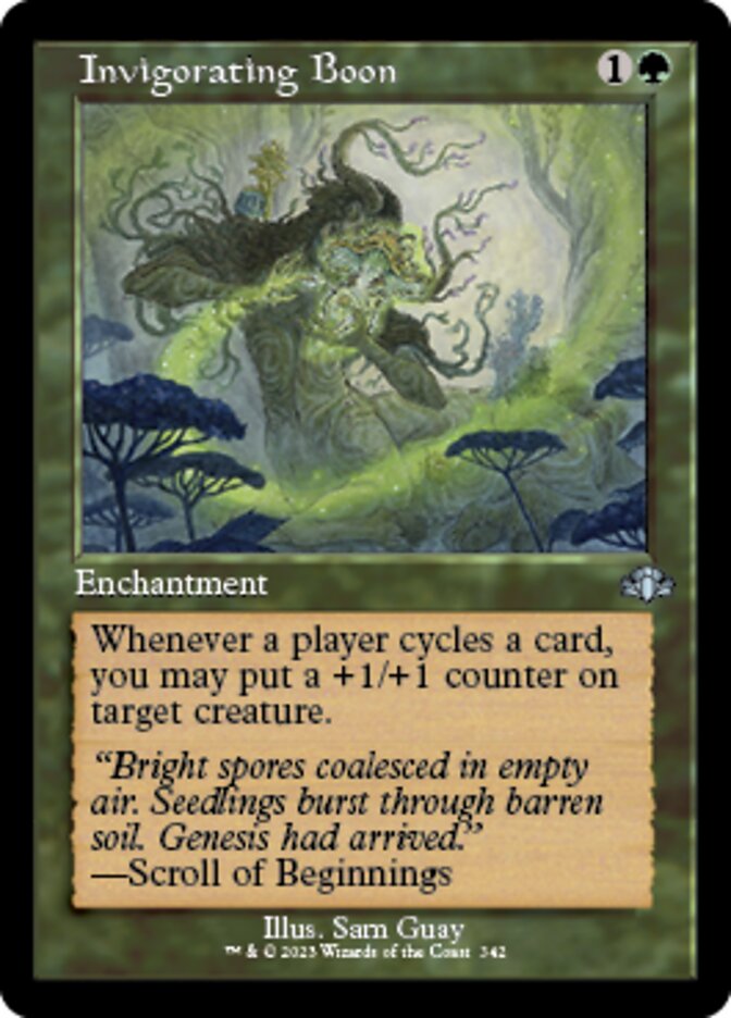 Invigorating Boon (Retro) [Dominaria Remastered] | Galactic Gamez