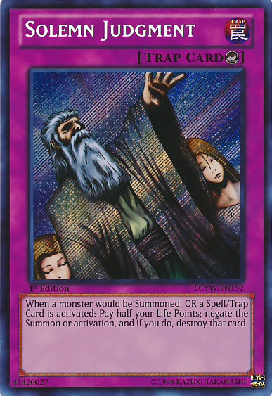 Solemn Judgment [LCYW-EN152] Secret Rare | Galactic Gamez