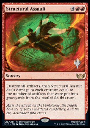 Structural Assault (Promo Pack) [Streets of New Capenna Promos] | Galactic Gamez