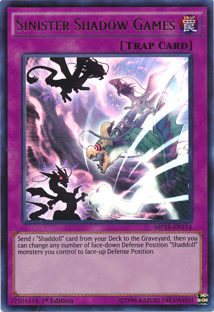Sinister Shadow Games [MP15-EN114] Ultra Rare | Galactic Gamez