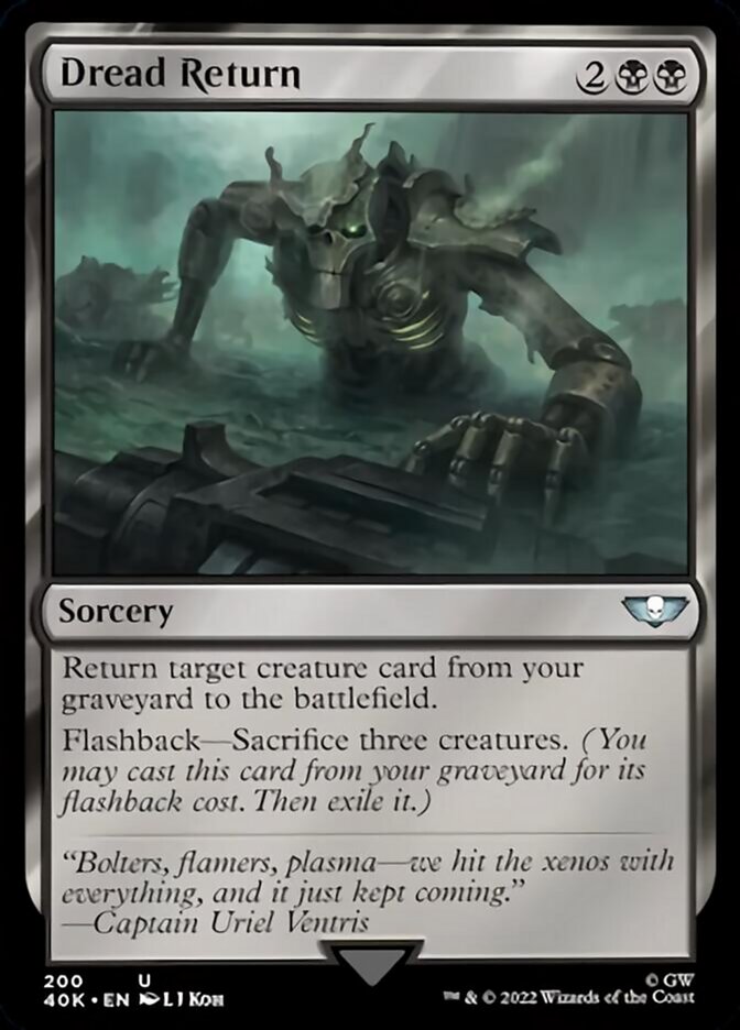 Dread Return (Surge Foil) [Universes Beyond: Warhammer 40,000] | Galactic Gamez