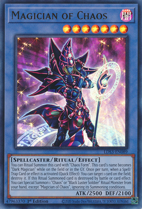Magician of Chaos [LDS3-EN089] Ultra Rare | Galactic Gamez