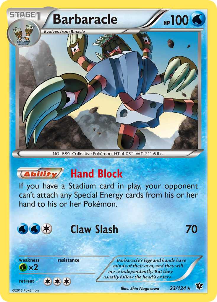 Barbaracle (23/124) [XY: Fates Collide] | Galactic Gamez