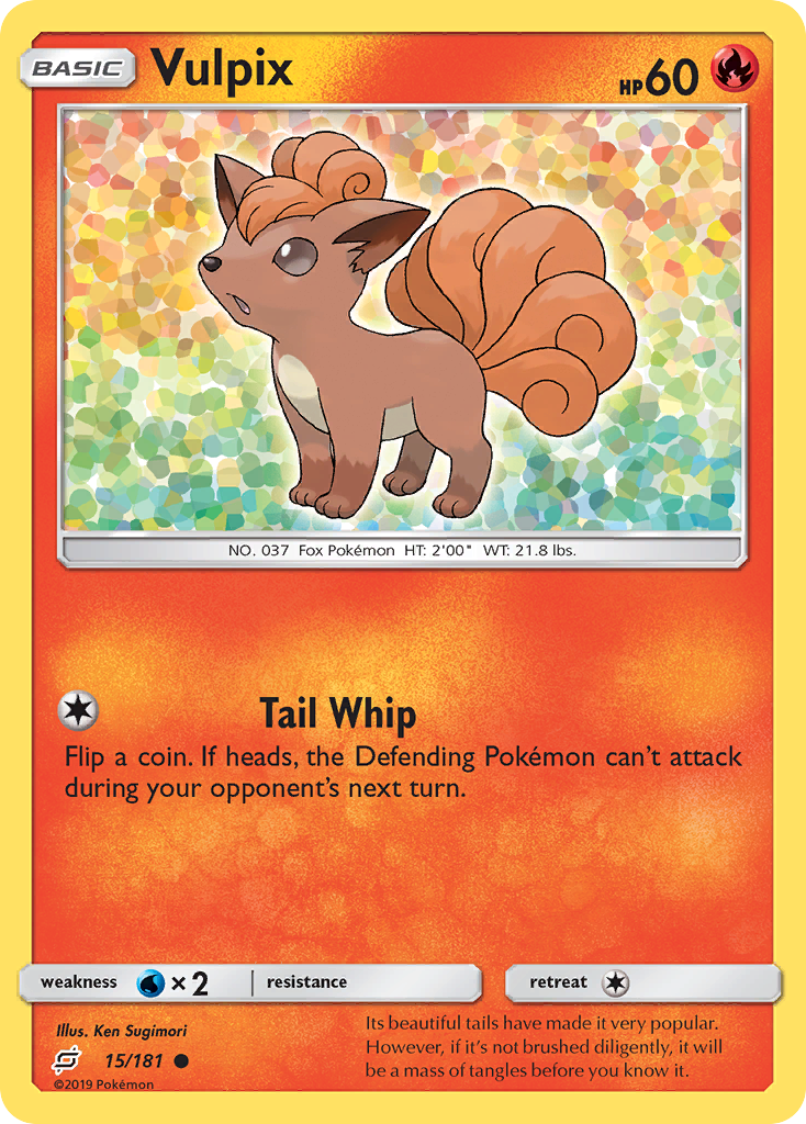 Vulpix (15/181) [Sun & Moon: Team Up] | Galactic Gamez